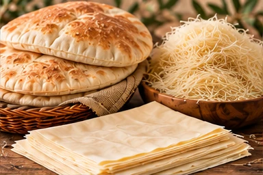 Illustrative selection of bread & dough