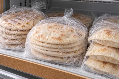 Illustrative selection of frozen breads