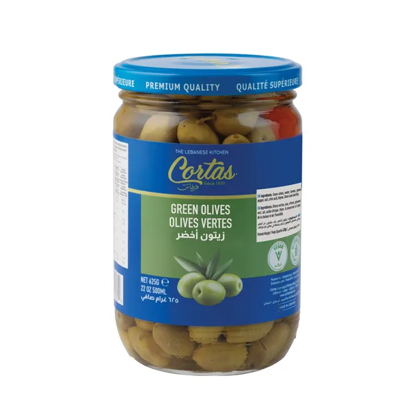 Cortas OLIVES & OIL Green Olives 2900 g packaging