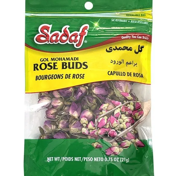 Sadaf Rose Buds - 1 oz packaging