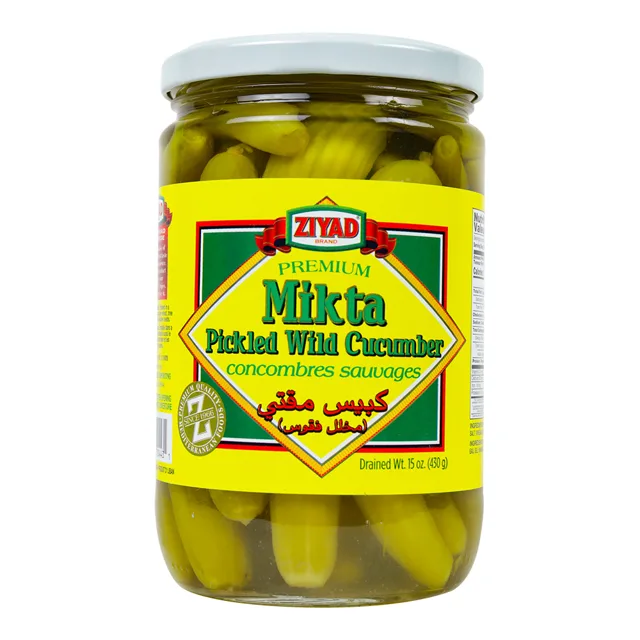 Ziyad Ziy Pickled Wild Cucumbers – Mikta Pickle packaging