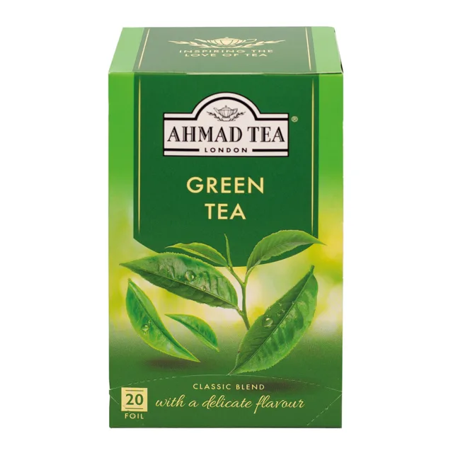 Ahmad Tea Green Tea - Teabags packaging