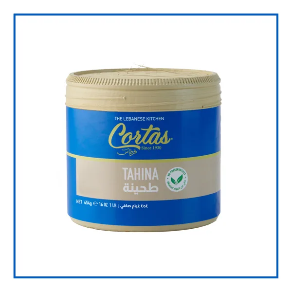 Cortas TAHINI & HALVA Tahina 454 g packaging