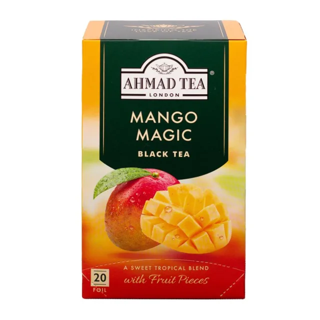 Ahmad Tea Mango Magic Fruit Black Tea - Teabags packaging