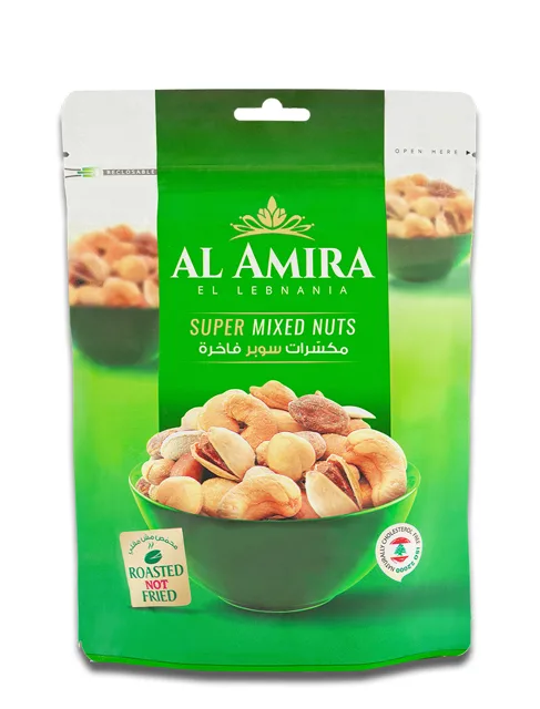 Al Amira super Mix Nuts Green Bag 300g packaging