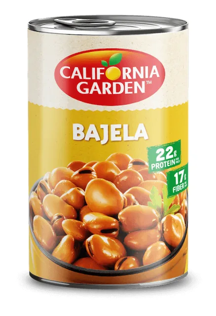 California Garden foul bajella packaging