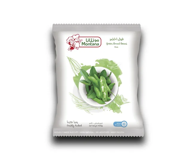Montana broad-beans packaging