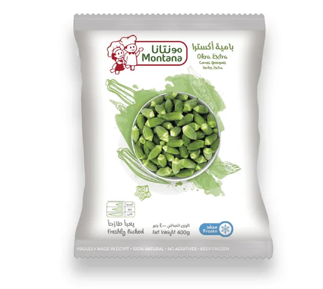 Montana okra packaging