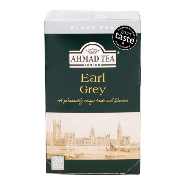 Ahmad Tea Earl Grey Tea - Teabags packaging