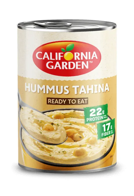 California Garden hummus tahina dip packaging